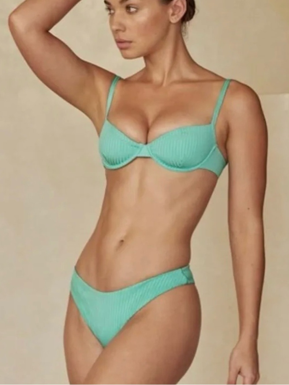 MONDAY SWIMWEAR 2-Piece Bikini Set Sz V (12-14) Byron Bottom / Capri Top
